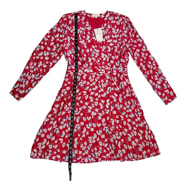 EQUIPMENT New w Tags ! 100% Silk Floral Dress Sz Large - Picture 10 of 15